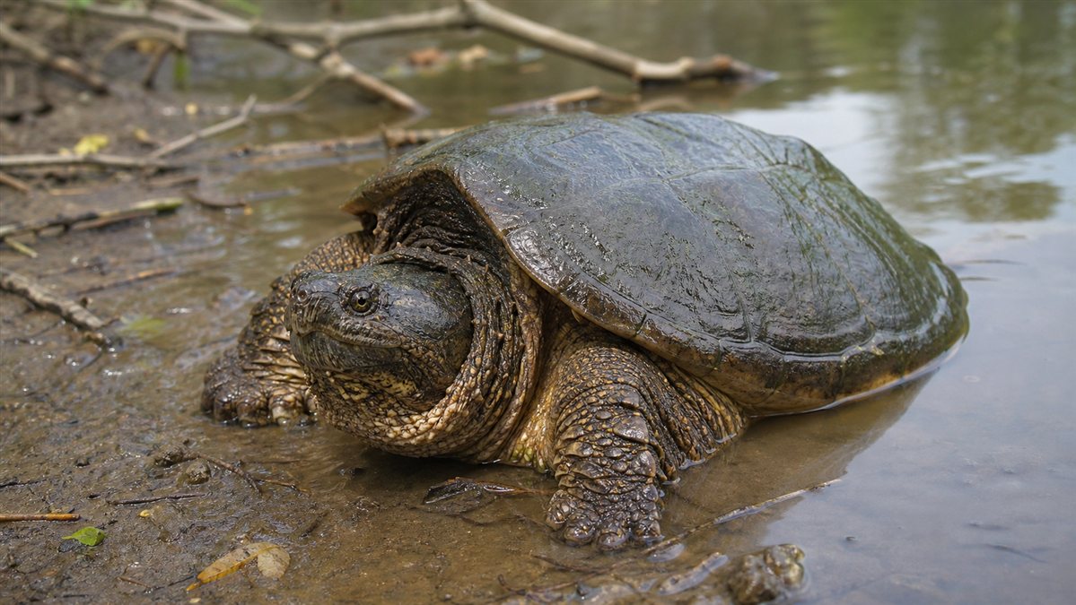 Immagine illustrativa di tartaruga azzannatrice Chelydra serpentina