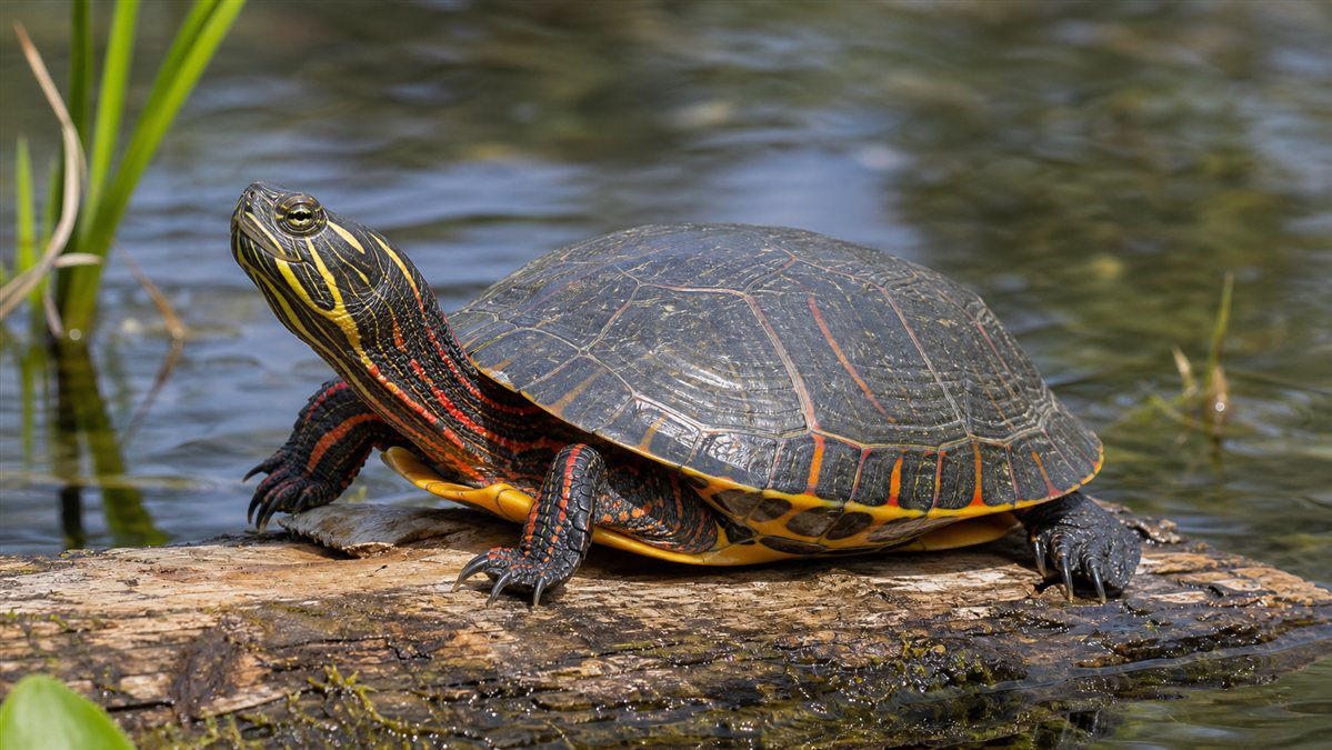 Immagine illustrativa di tartaruga dipinta Chrysemys picta