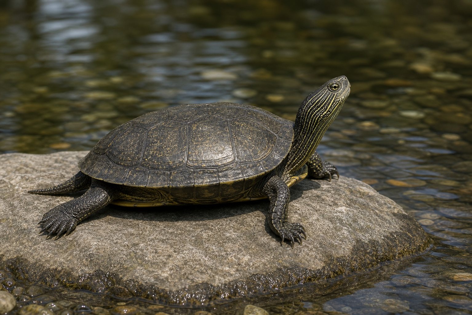 Tartaruga acquatica simile a Mauremys reevesii