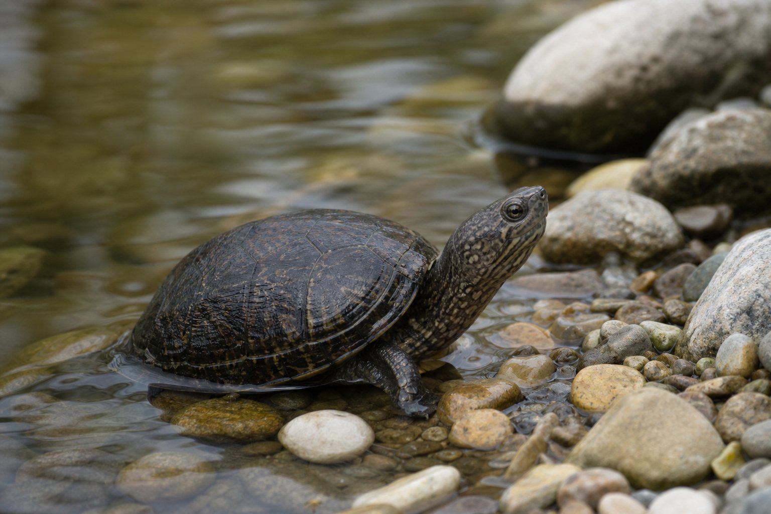 Tartaruga acquatica simile a Sternotherus odoratus