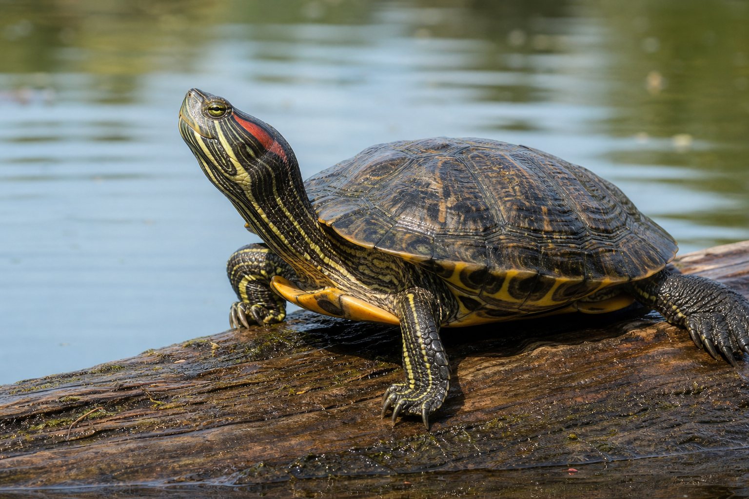 Tartaruga acquatica simile a Trachemys scripta